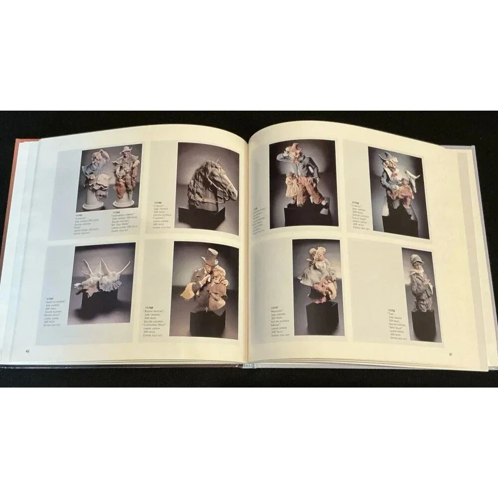 Vintage Lladro  Collectors Series Limitadas & Catalog Book Collection 5pc Lot VG